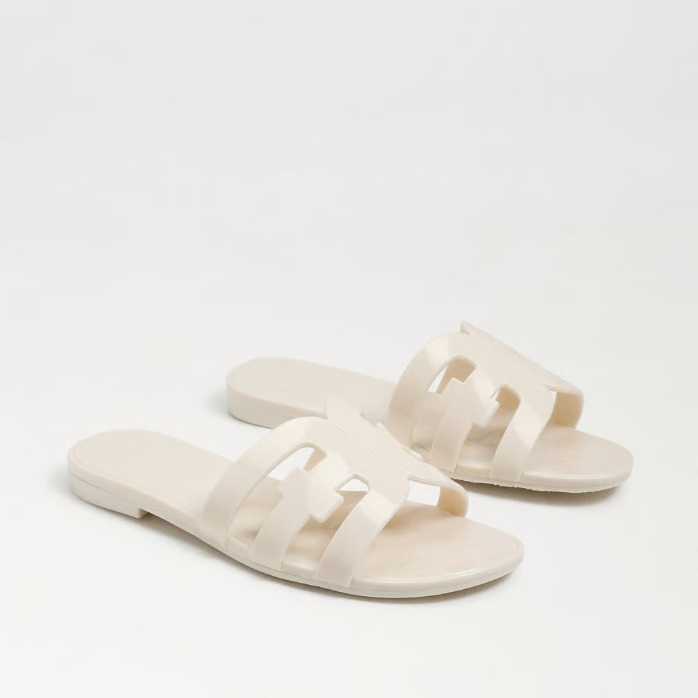 Sam Edelman Bay Jelly Slide Sandal in Ivory