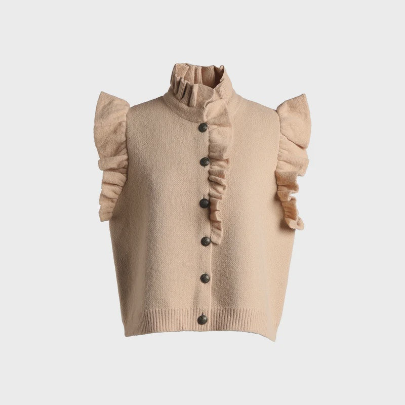 Emily Lovelock Meg Sweater in Taupe