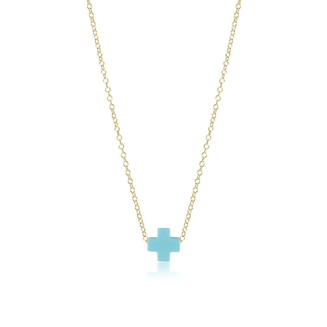 enewton 16" Necklace Gold - Signature Small Cross
