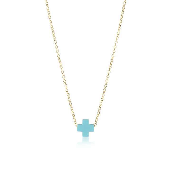 enewton 16" Necklace Gold - Signature Small Cross