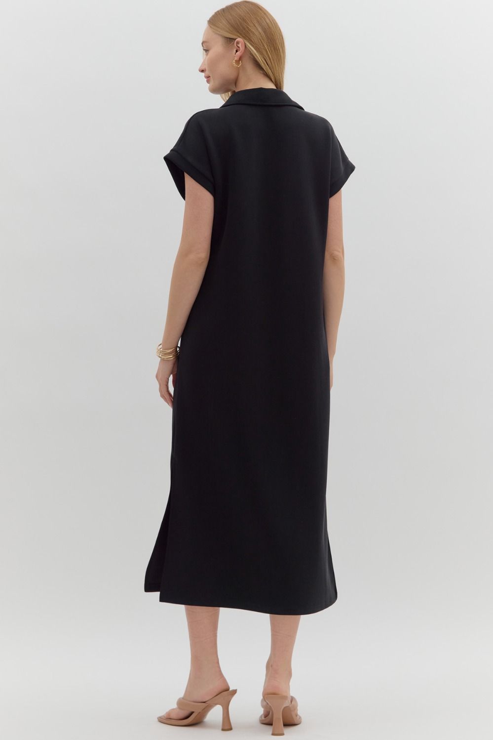 Give It Your All Black Dress