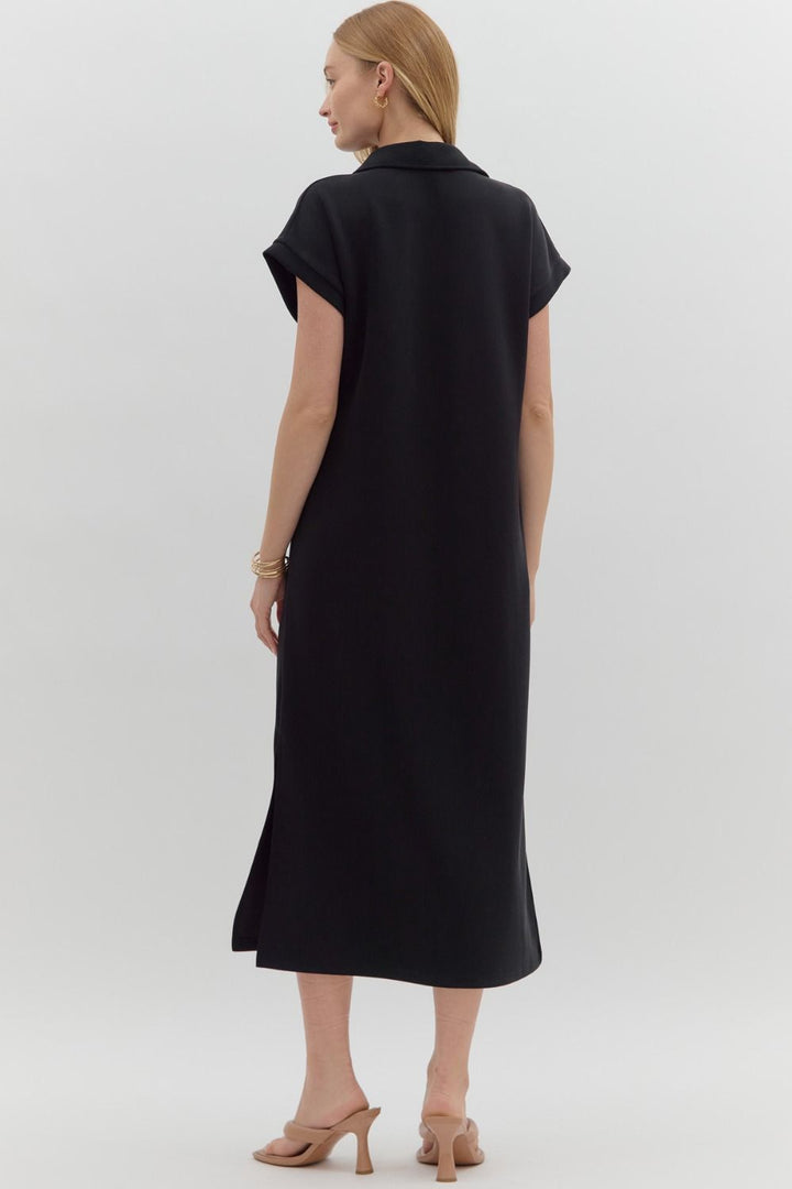 Give It Your All Black Dress