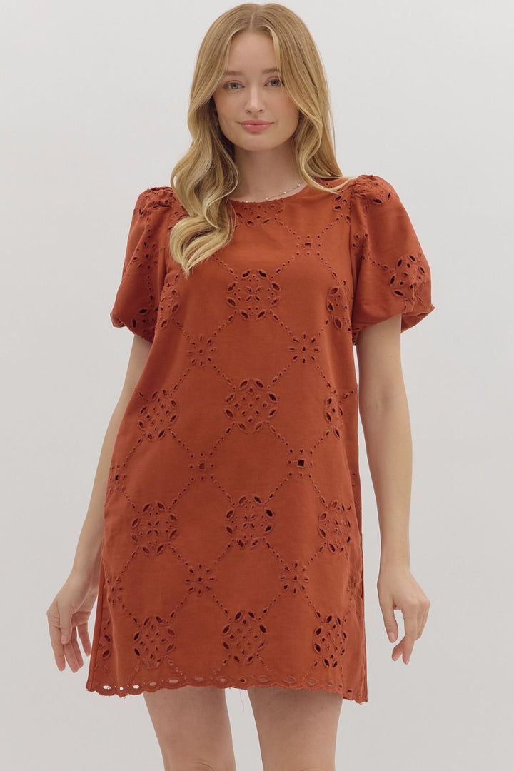 From Here On Rust Dress