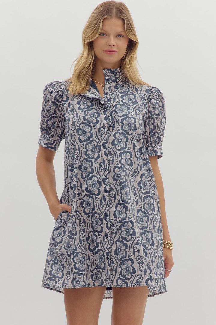 Make Your Own Path Navy Dress