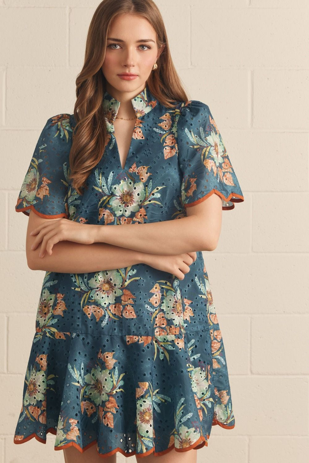 Let It Shine Teal Mini Dress