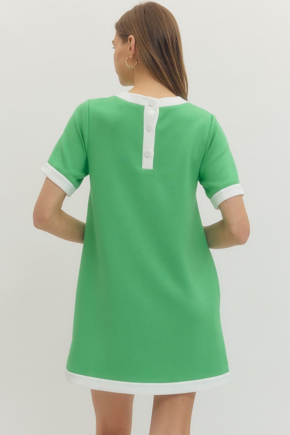 Just Right Moments Dress in Green