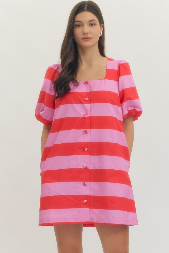 Right On Track Red Dress