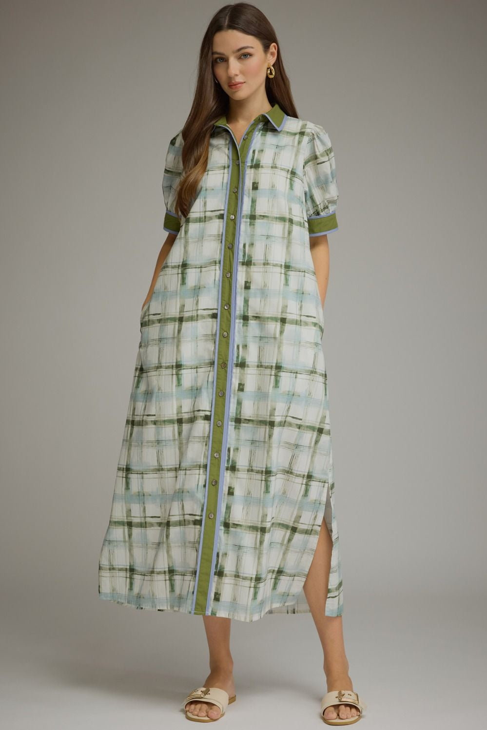 Time After Time Maxi Dress in Olive