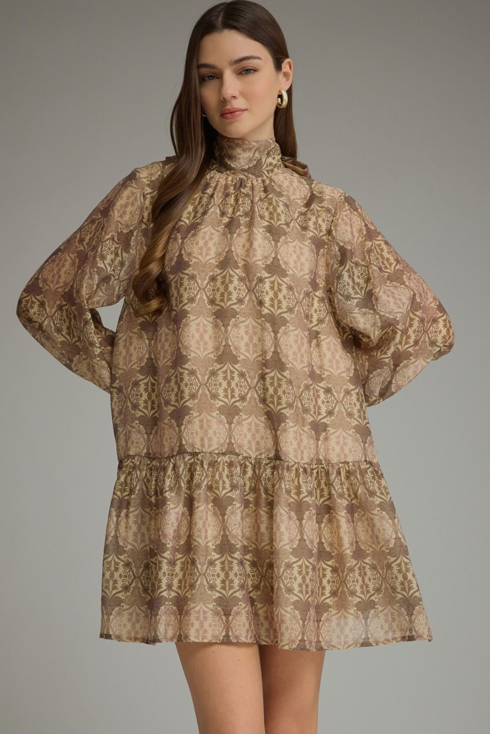 Worth Every Smile Dress in Ecru