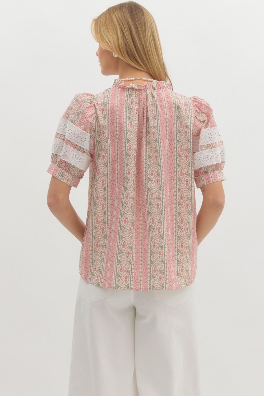 Peaceful Moments Pink Printed Top
