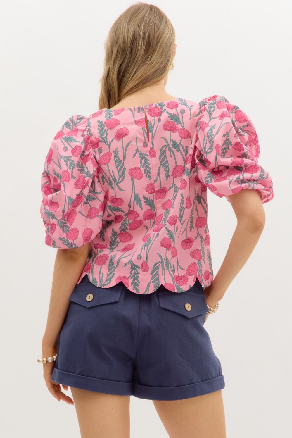 From Within Floral Pink Top
