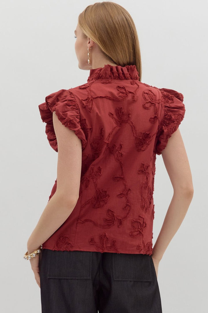Going Right Top in Red