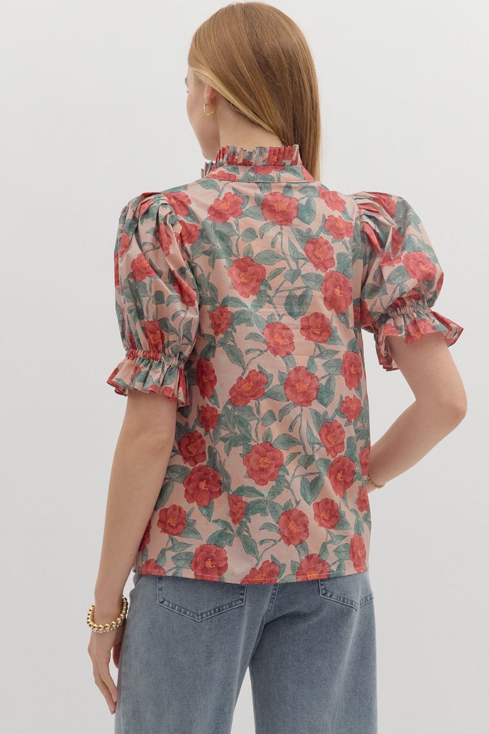 Garden Views Vintage Rose Top