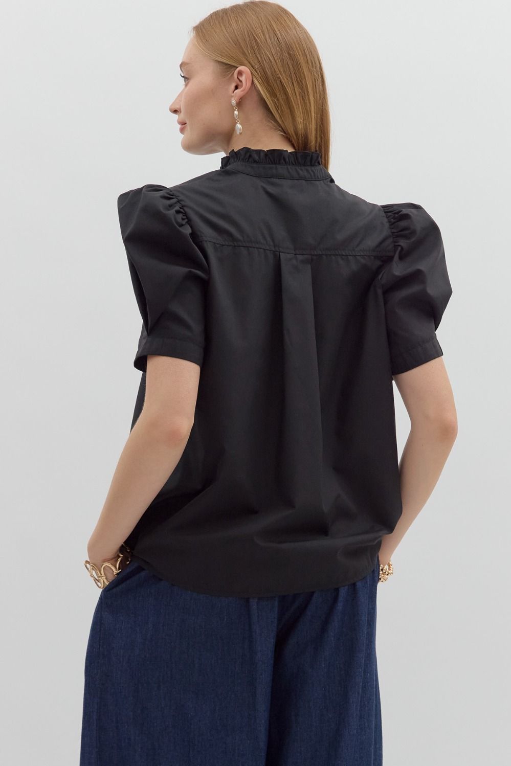 Whatever Happens Top in Black