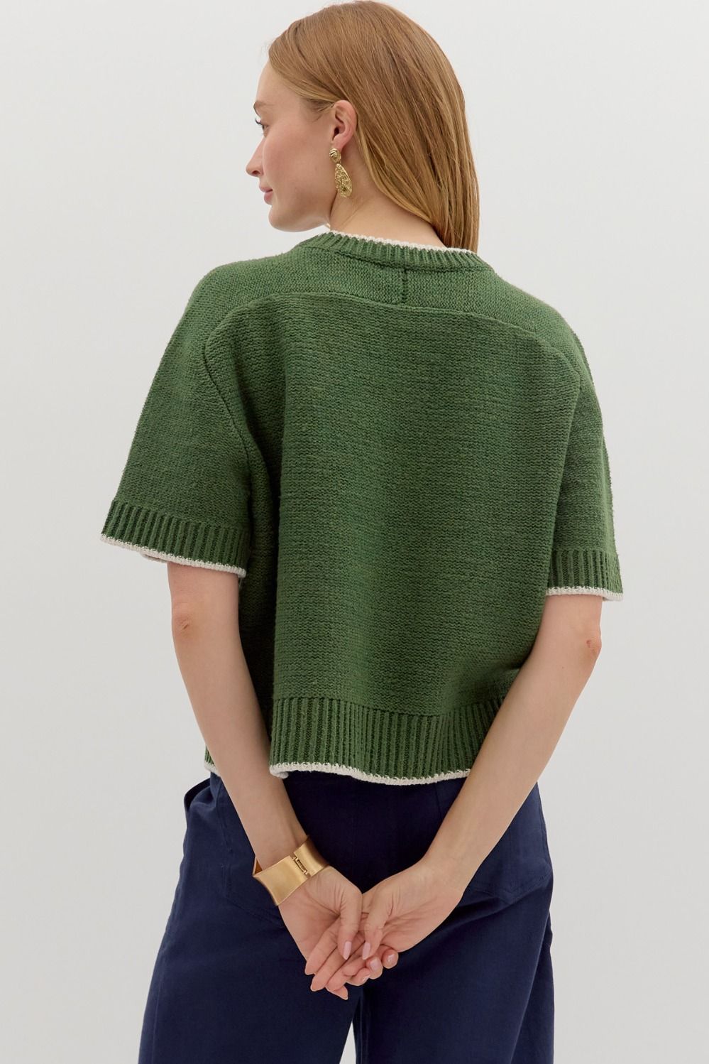 You Know The Way Green Sweater
