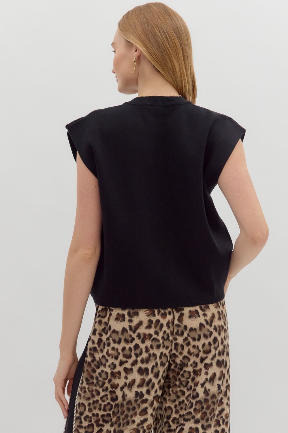 Waiting For It Top in Black