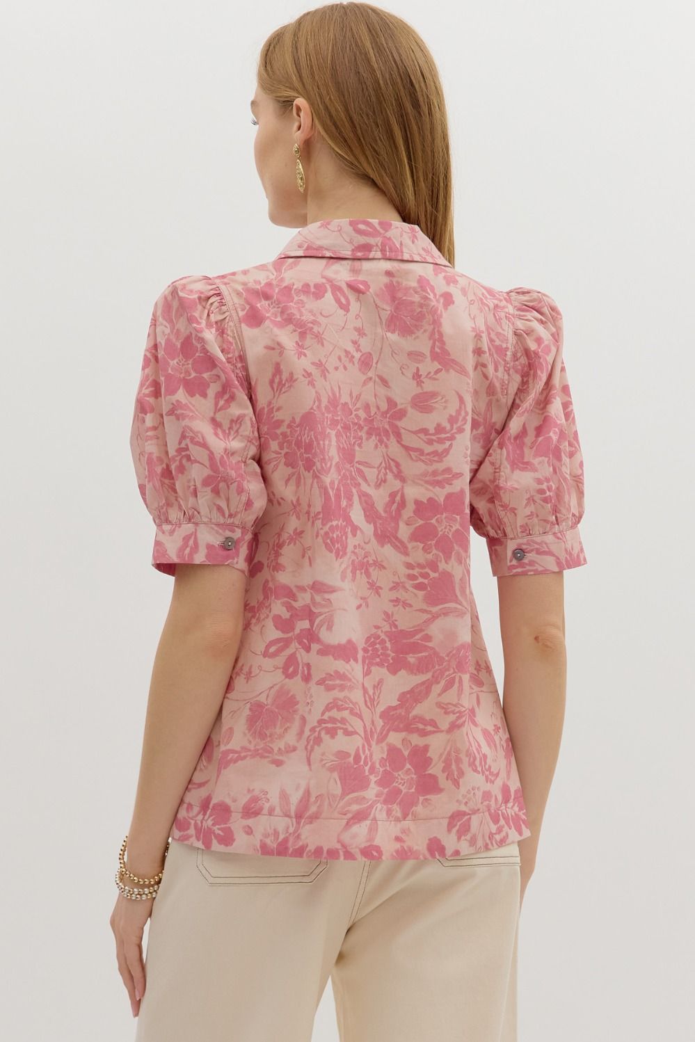 Simply Mine Mauve Floral Top