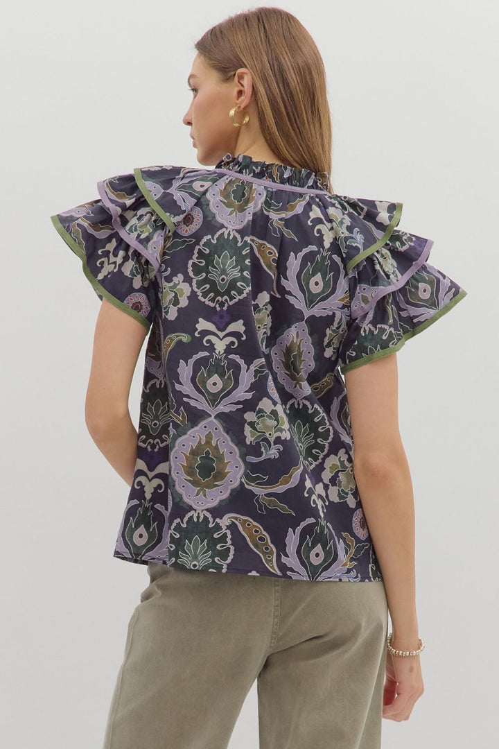 Go For It Top in Navy
