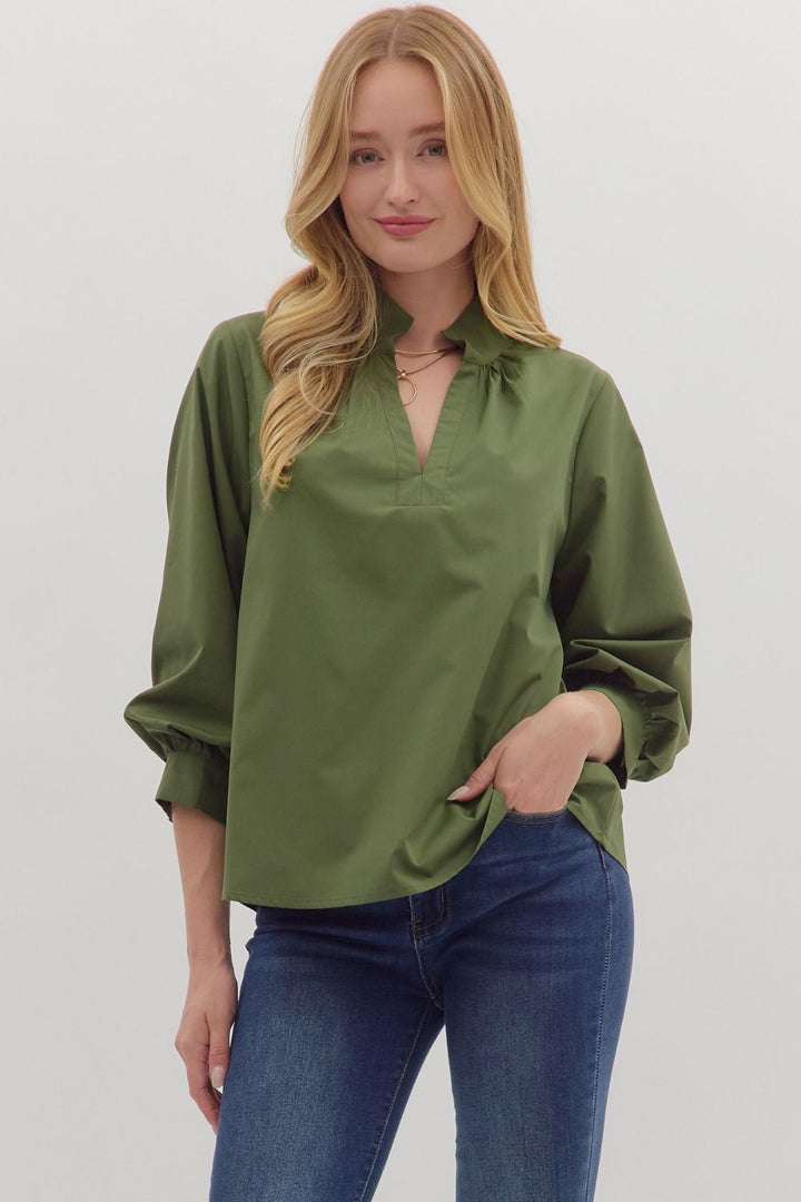 All Set Green Top