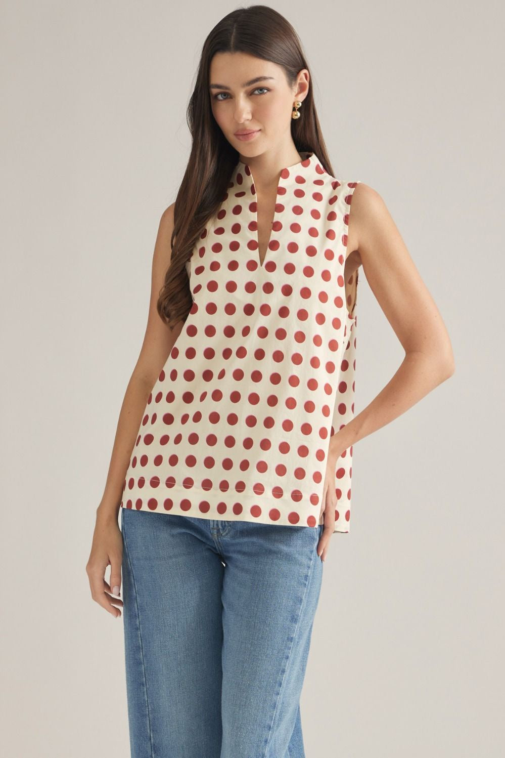 That Should Do It Polka Dot Top
