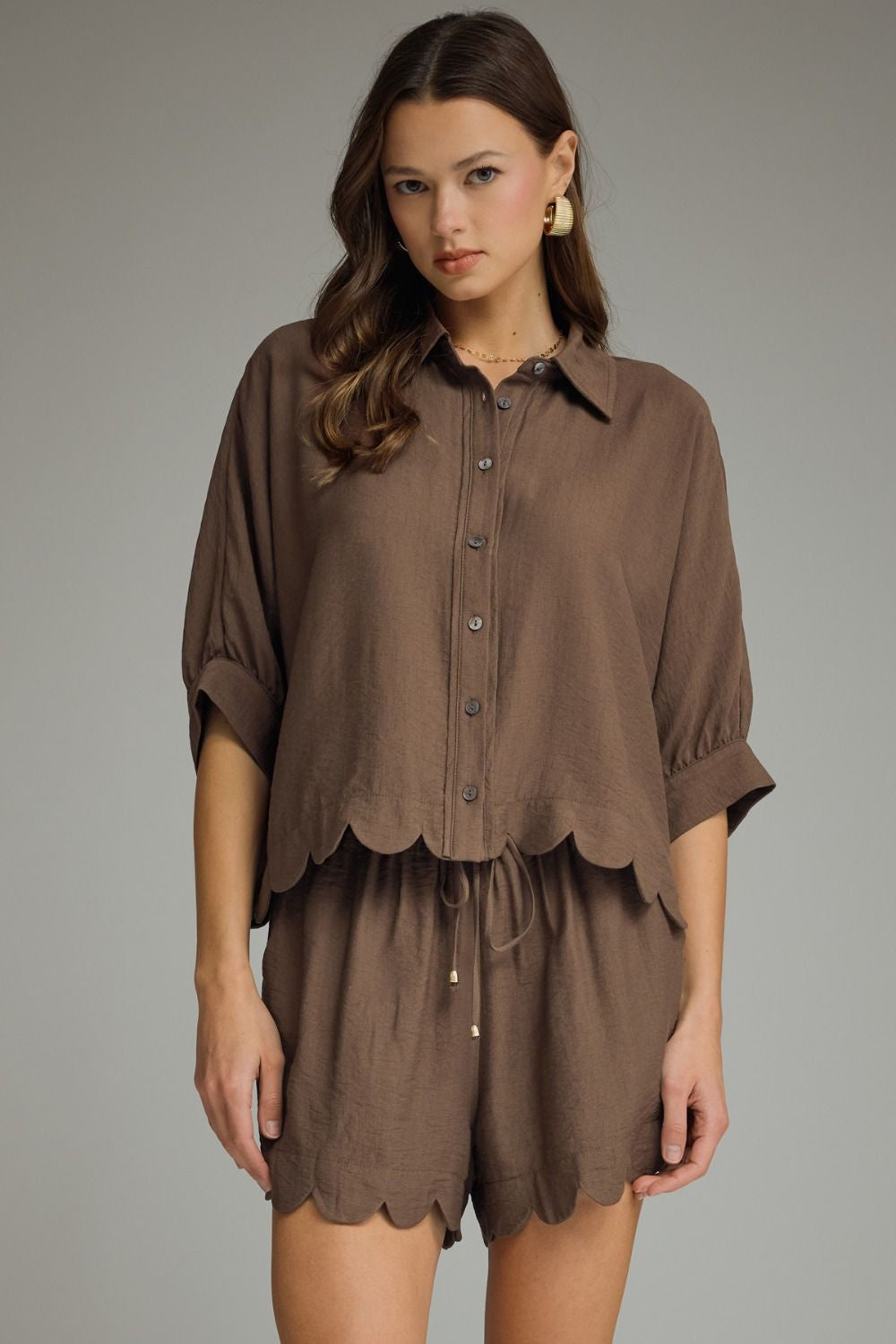 Be The Light Brown Top
