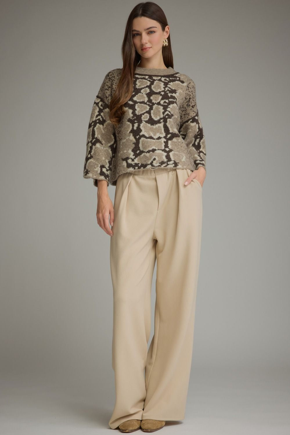 Time For Change Sweater in Mocha