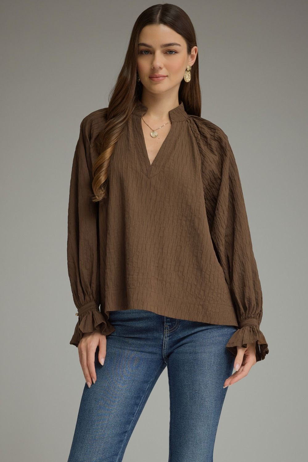 Feeling Your Best Brown Top