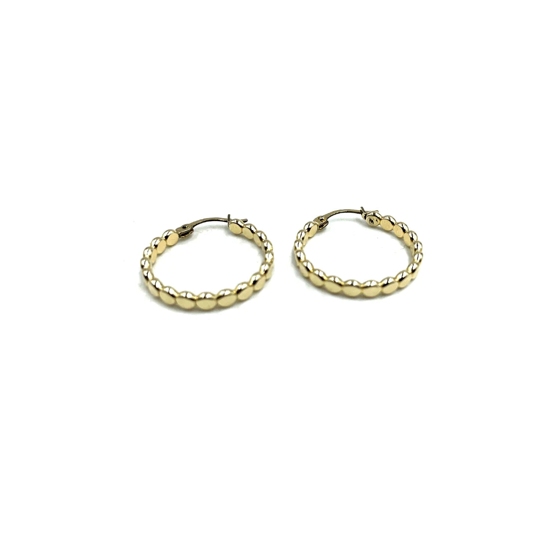 Erin Gray Sunshine Hoop Earring - Gold Filled 17mm