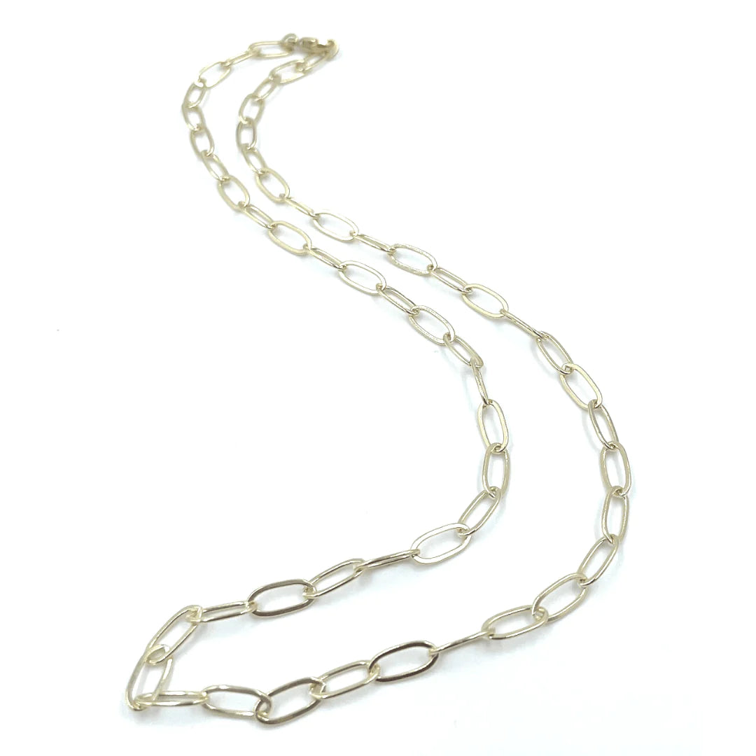 Erin Gray 14k Gold Filled Paperclip Large Links Necklace - 18"