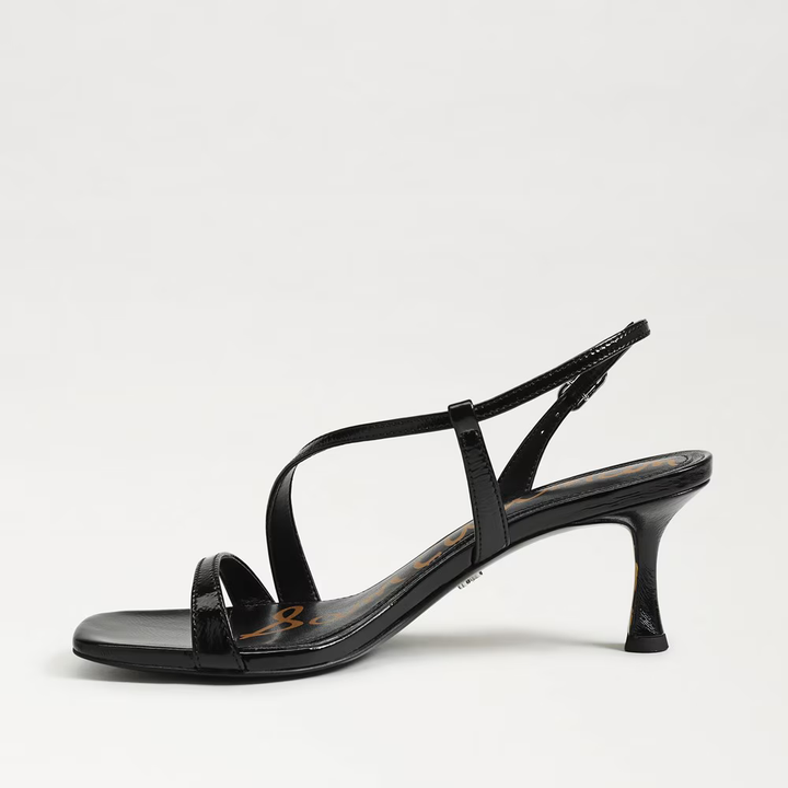 Sam Edelman Prance Strappy Heel in Black Leather