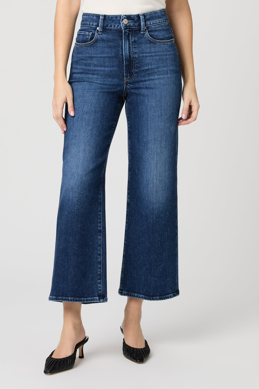 Paige Denim Anessa Wide Leg Jean in Beachline