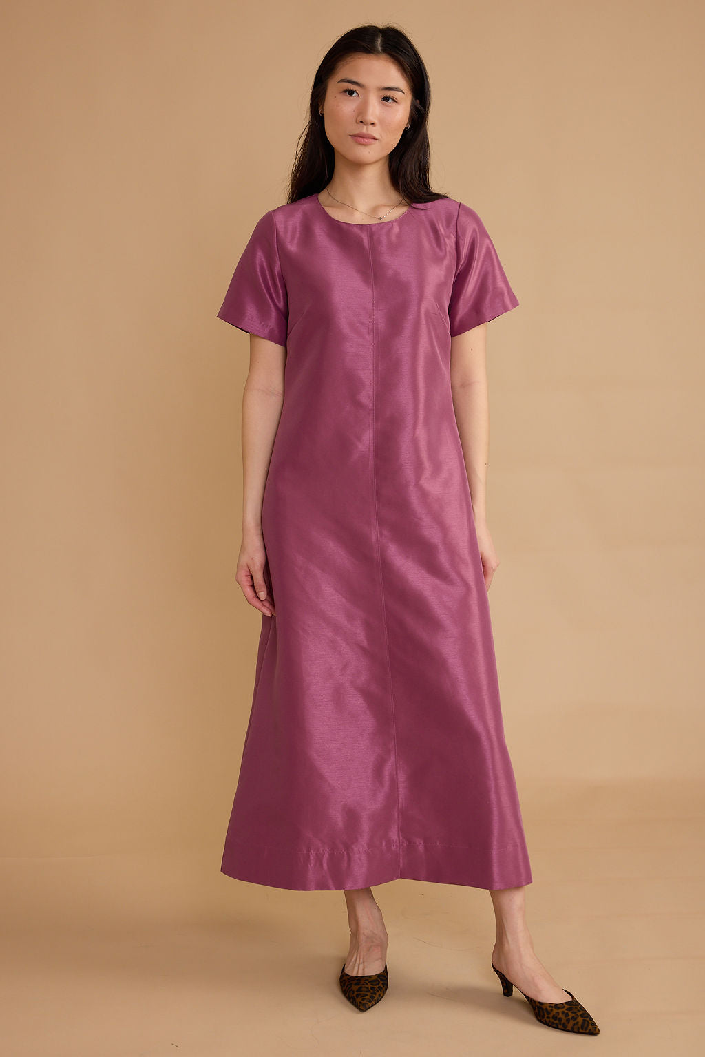 Thomas & Lourdes Georgia Dress in Mulberry