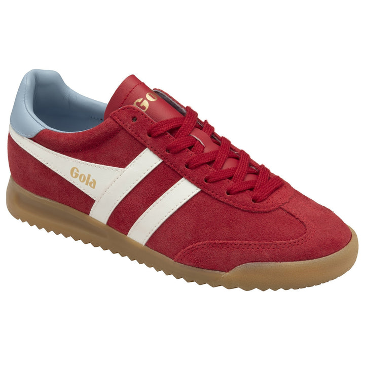 Gola Classics Women's Torpedo Sneakers in Red/ Off-White