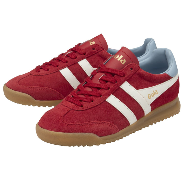 Gola Classics Women's Torpedo Sneakers in Red/ Off-White