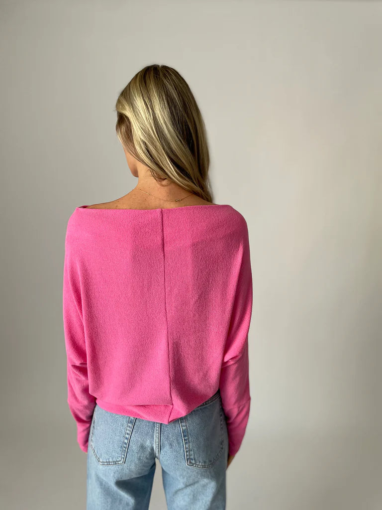 Anywhere Top in Bubble Pink