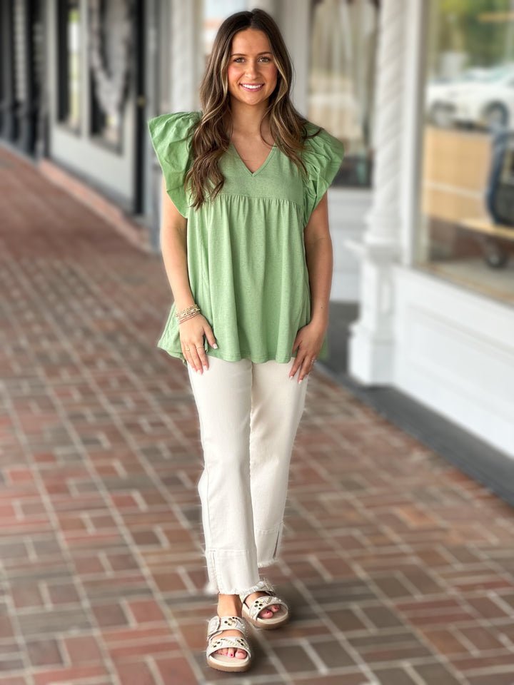 Everyday Radiance Green Top