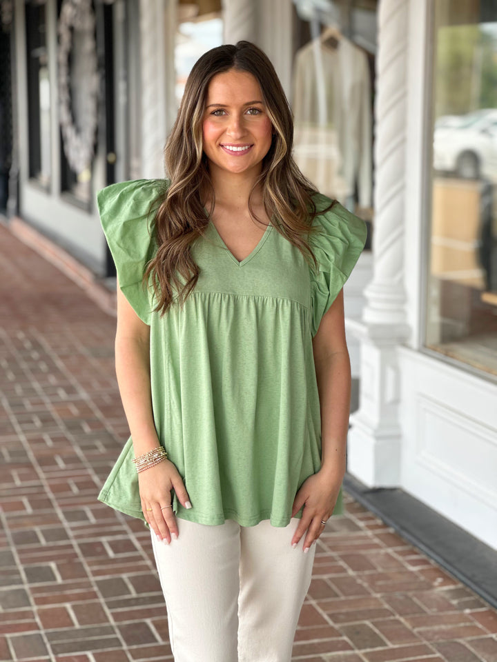 Everyday Radiance Green Top