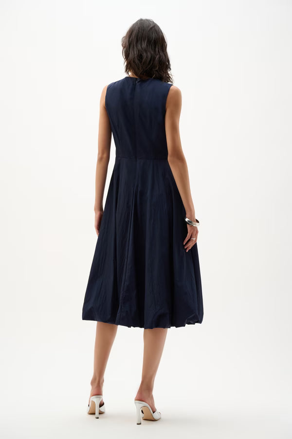 Joseph Ribkoff Casual Sleeveless Midi Dress in Midnight Blue