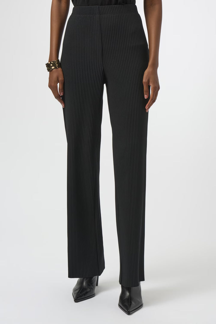 Joseph Ribkoff Relaxed Pleated Trousers in Black