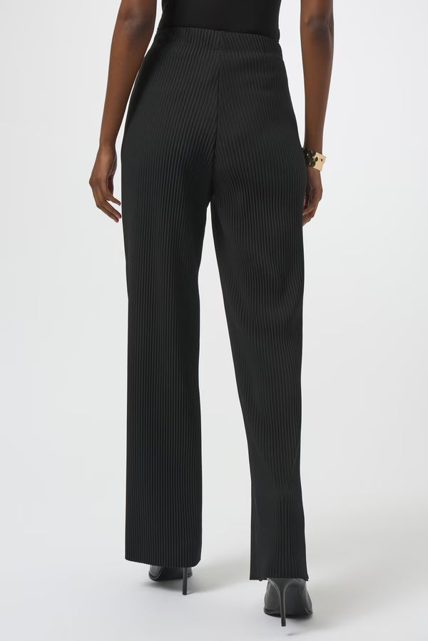 Joseph Ribkoff Relaxed Pleated Trousers in Black