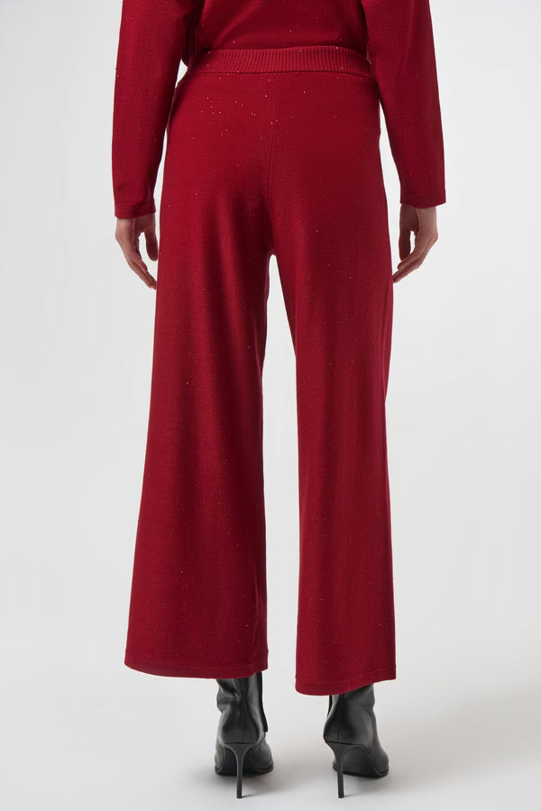 Joseph Ribkoff Casual Full-length Trousers in Deep Cherry