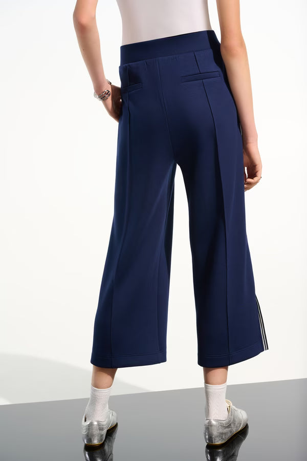 Joseph Ribkoff Striped Relaxed Trousers in Indigo