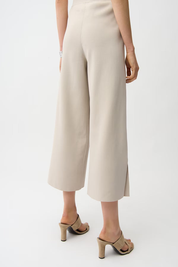 Joseph Ribkoff Mid-rise Wide-leg Trousers in Moonstone