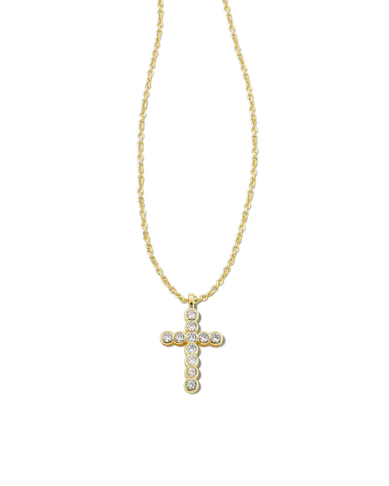 Kendra Scott Cross Crystal Pendant Necklace