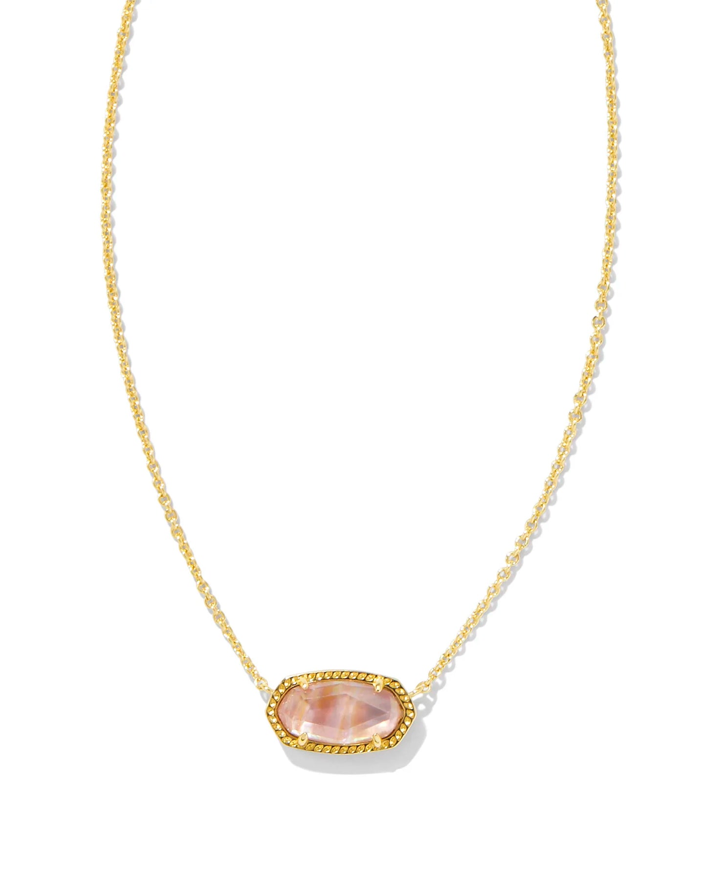 NWT Kendra Scott Elisa Abalone Shell Necklace Gold Plated | eBay