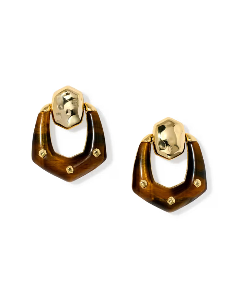 Kendra Scott Embry Gold Open Frame Earrings