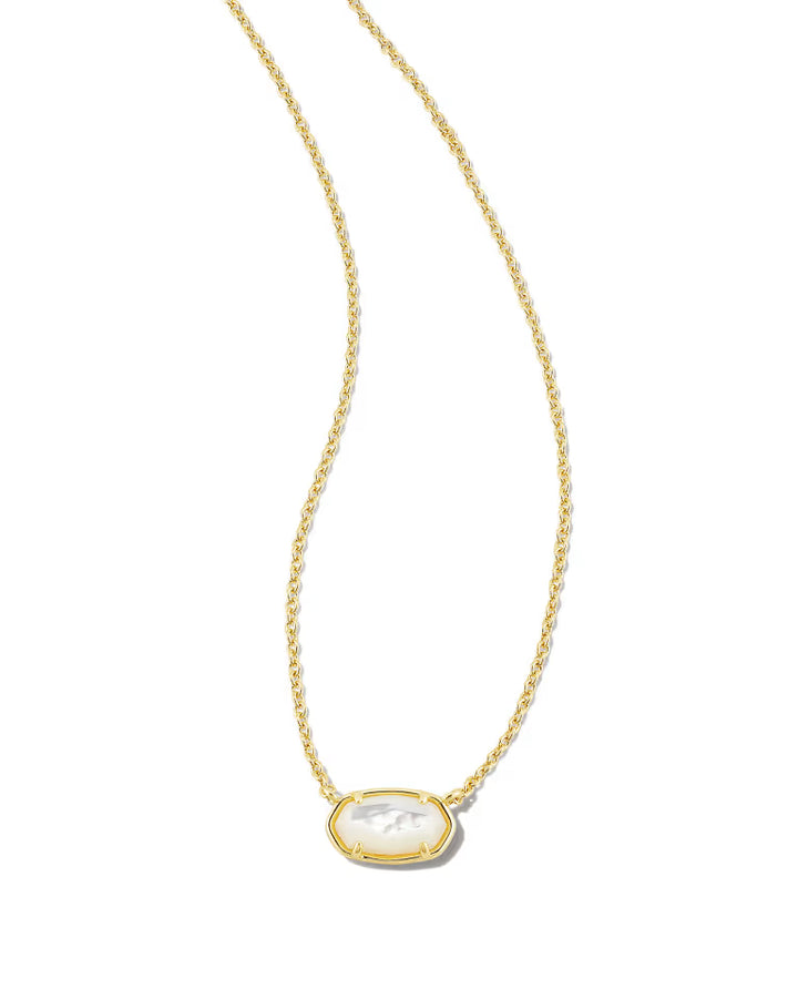 Kendra Scott Grayson Gold Pendant Necklace in Dichroic Glass