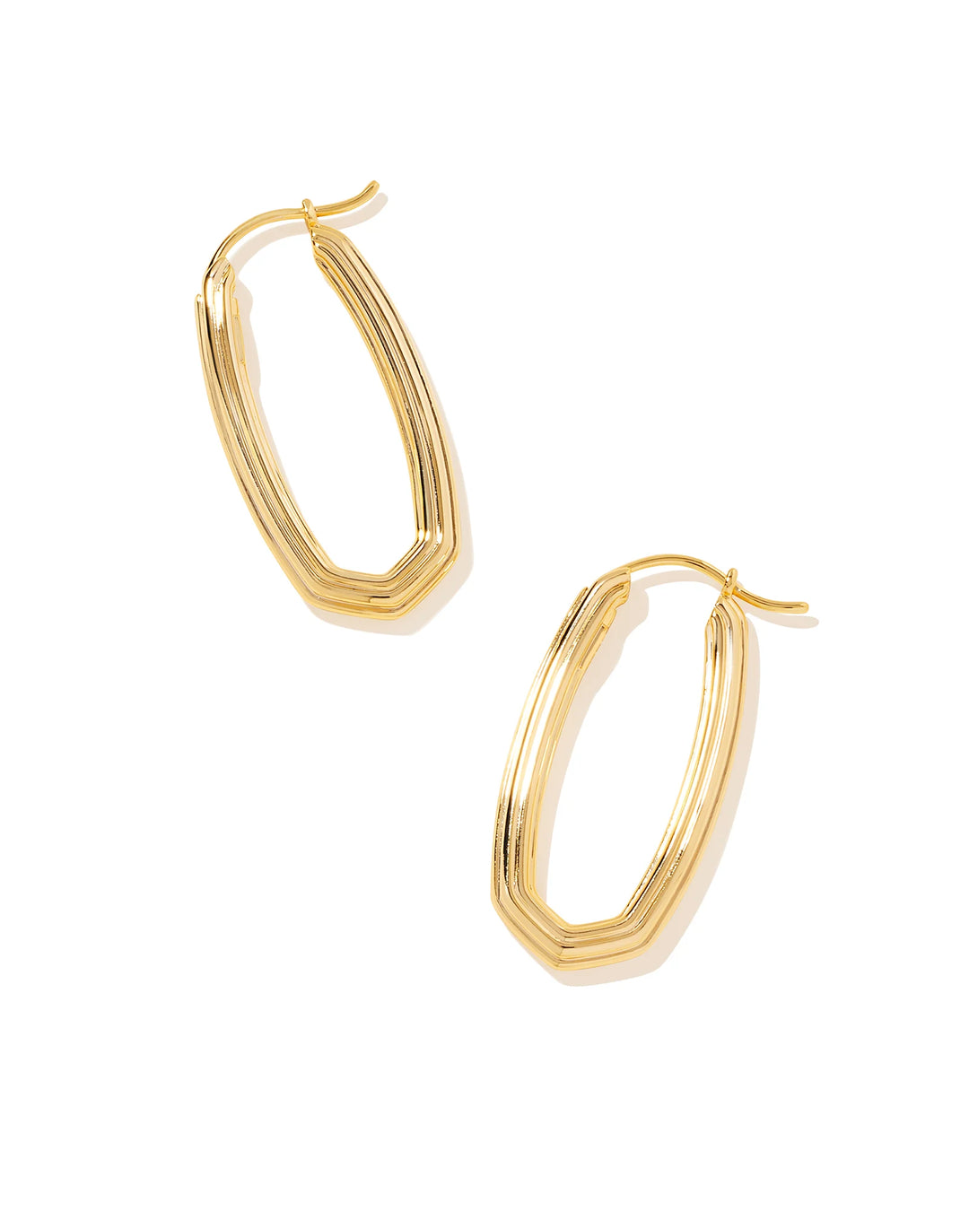 Kendra Scott Heather Hoop Earrings in Gold