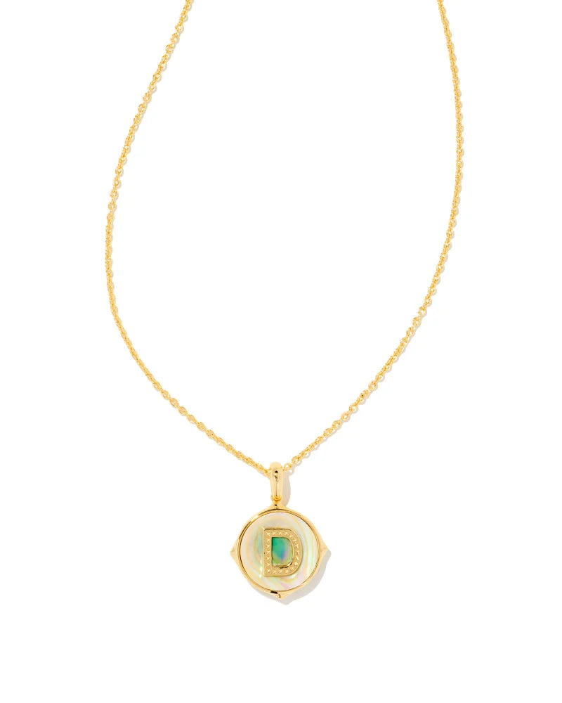 Elisa Gold Pendant Necklace Abalone Shell | Kendra Scott