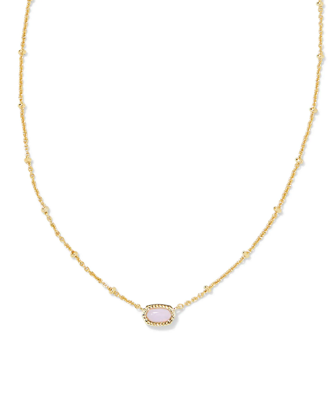 Kendra Scott Mini Elisa Gold Satellite Short Pendant Necklace in
